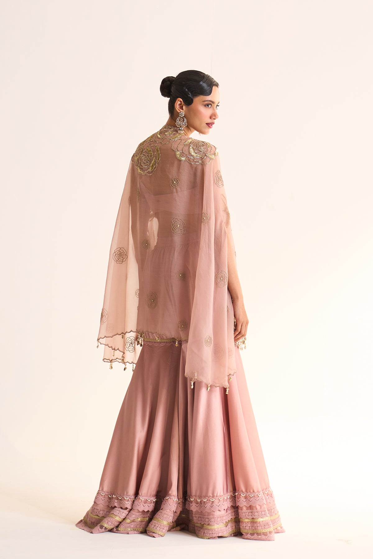 Safari Romance Vanraj cape & garara set