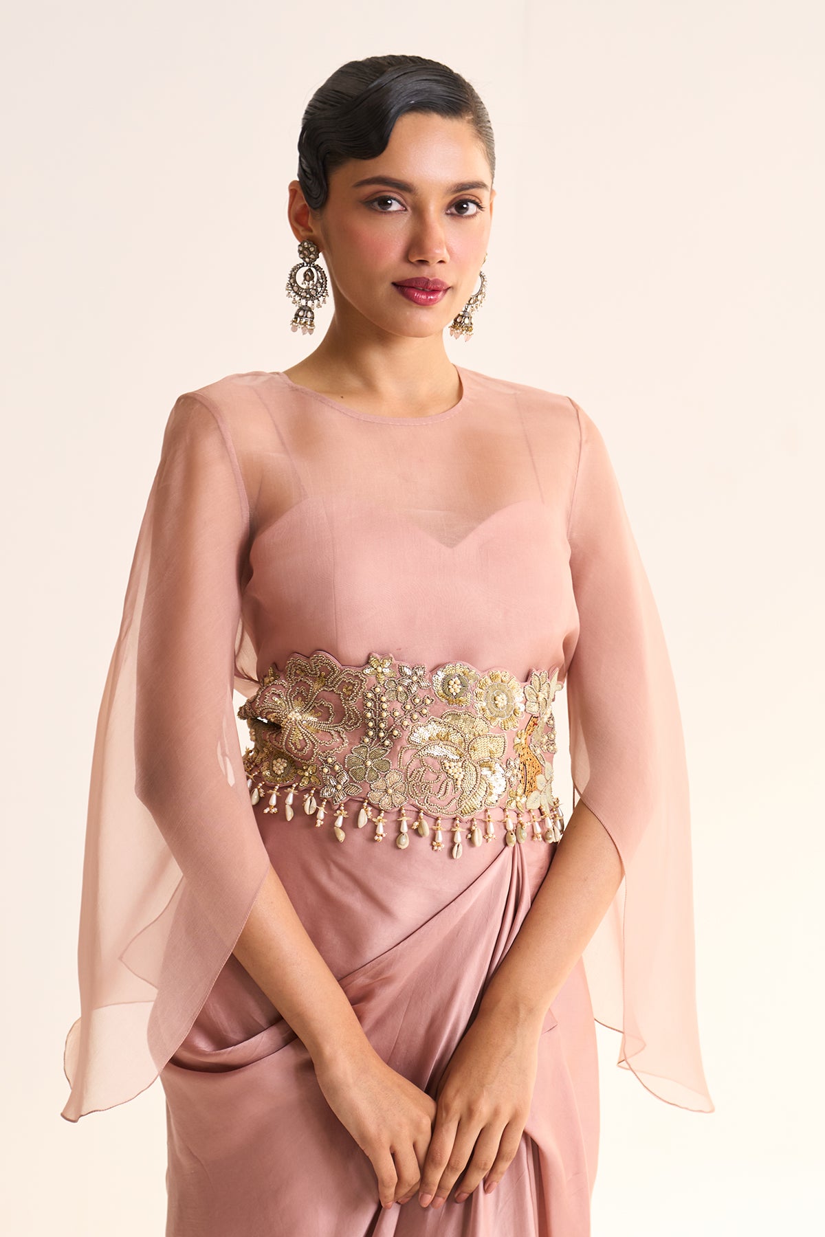 Safari Romance  Gulshera drape skirt & belt set