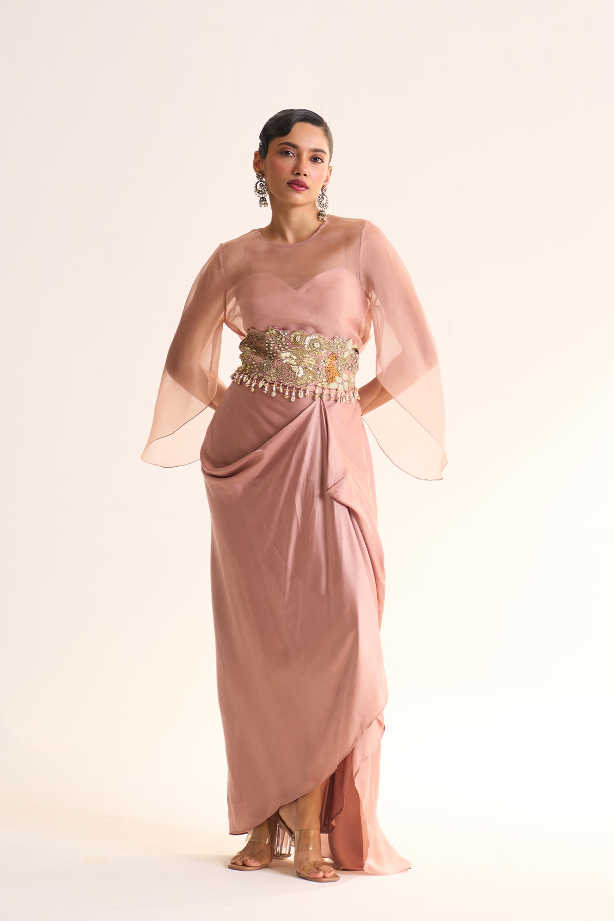 Safari Romance  Gulshera drape skirt & belt set
