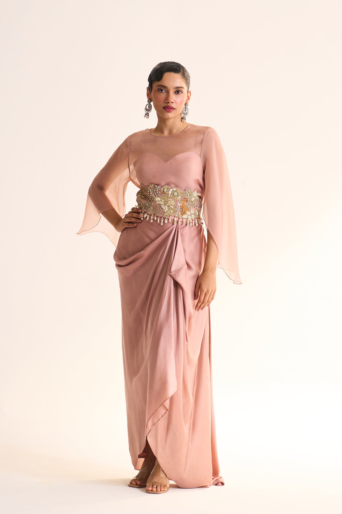 Safari Romance  Gulshera drape skirt & belt set