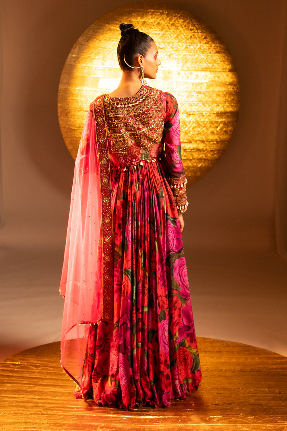 Scarlet Rose Printed Anarkali