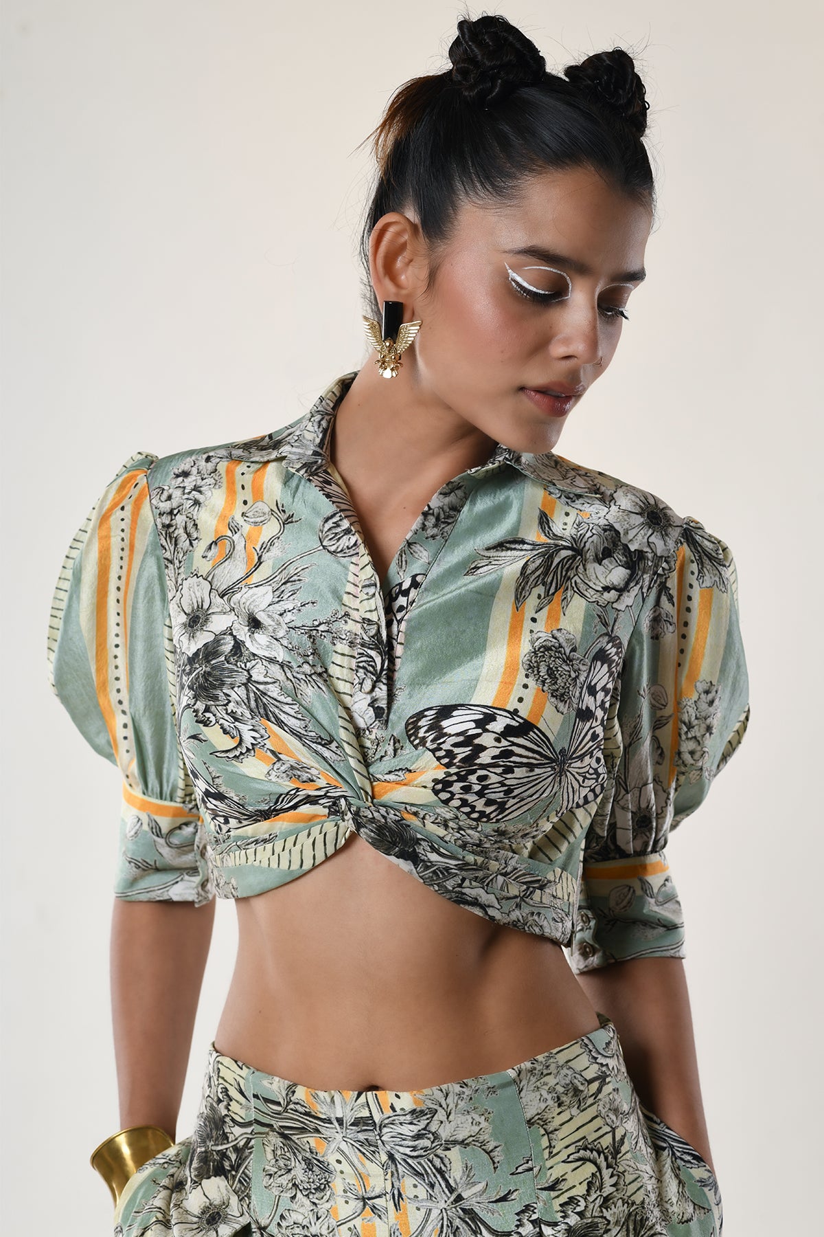 Twisted Crop Shirt