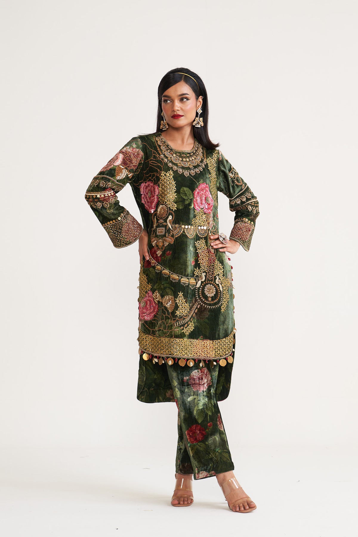 High low kurta set