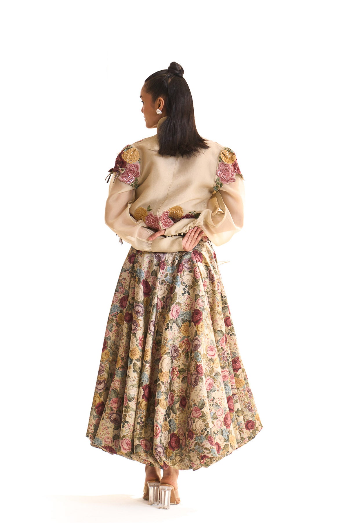 Vintage romance short jacket set