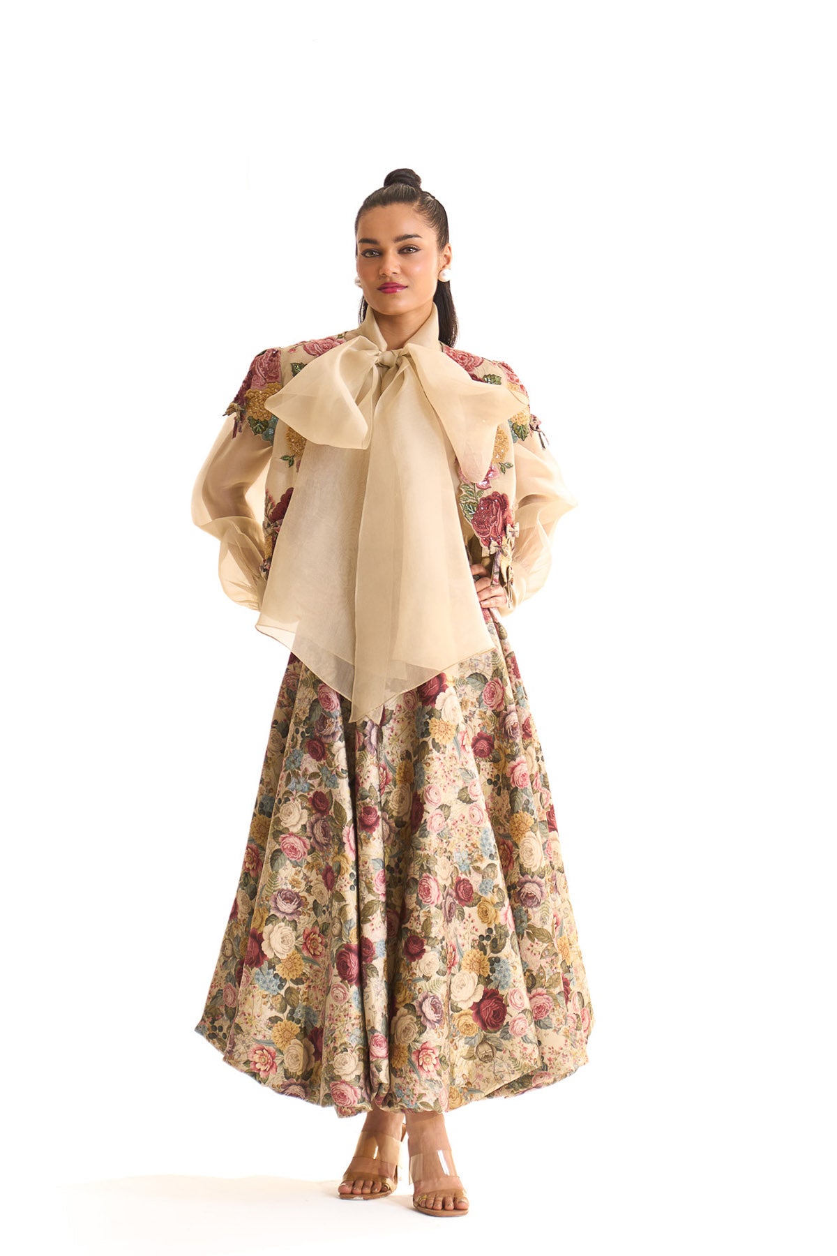 Vintage romance short jacket set