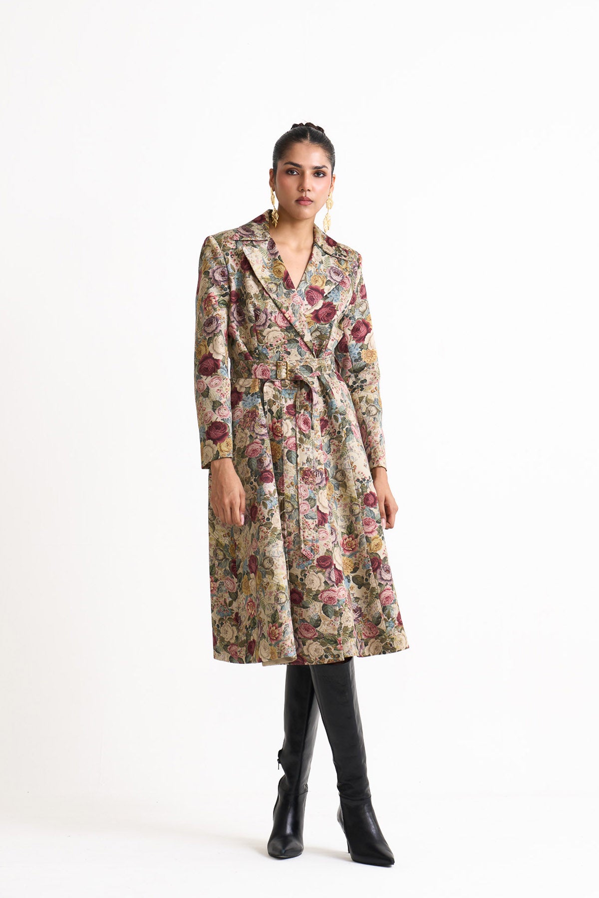 Vintage romance trench coat