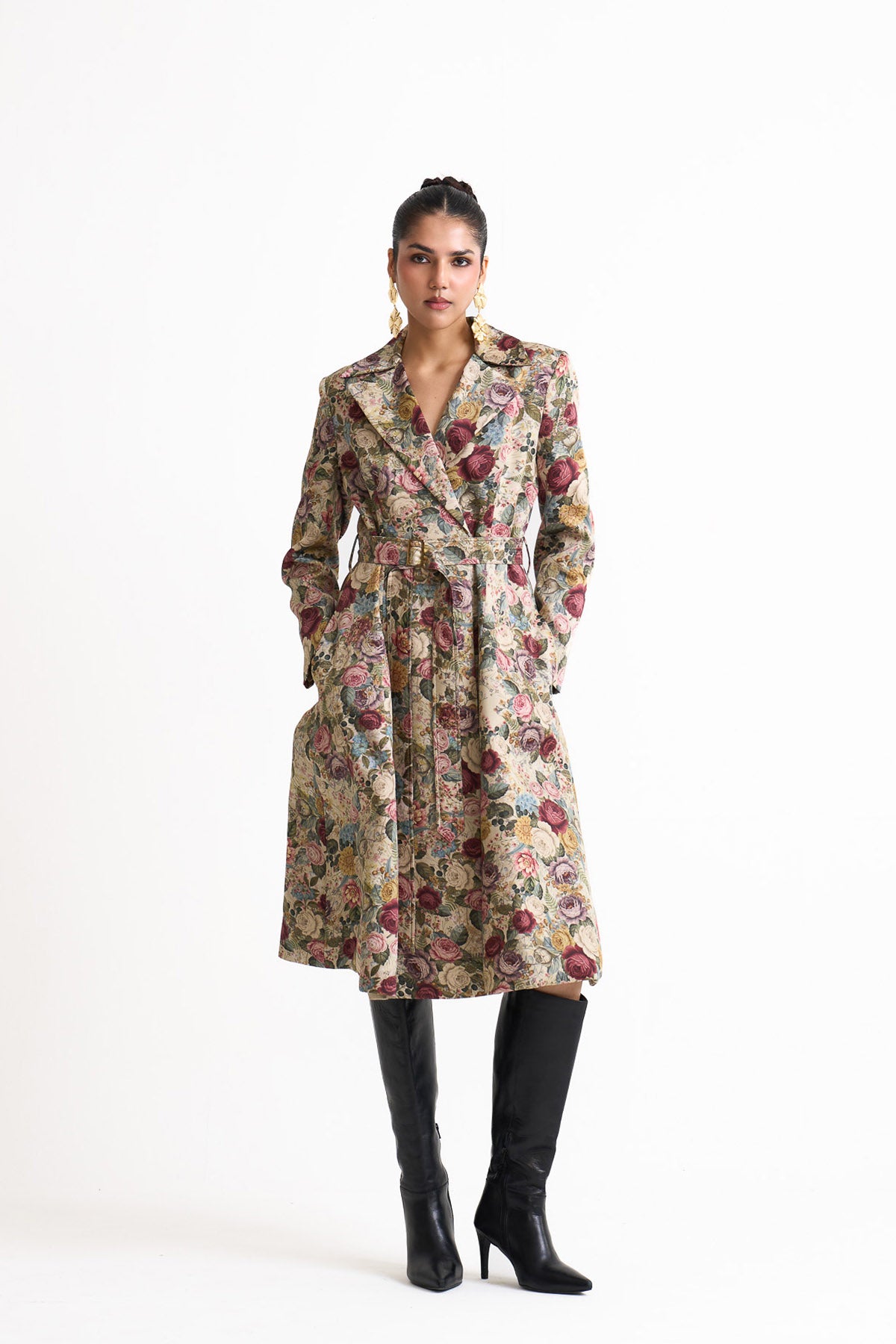 Vintage romance trench coat