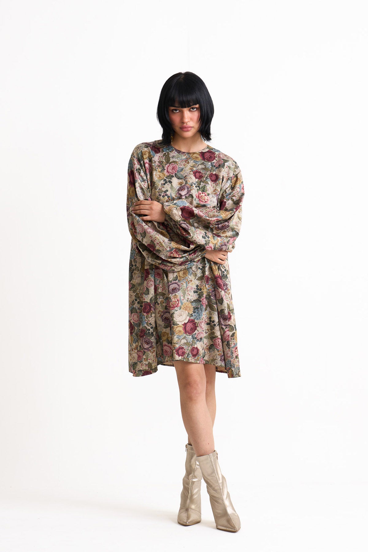 Vintage romance A-line flare dress
