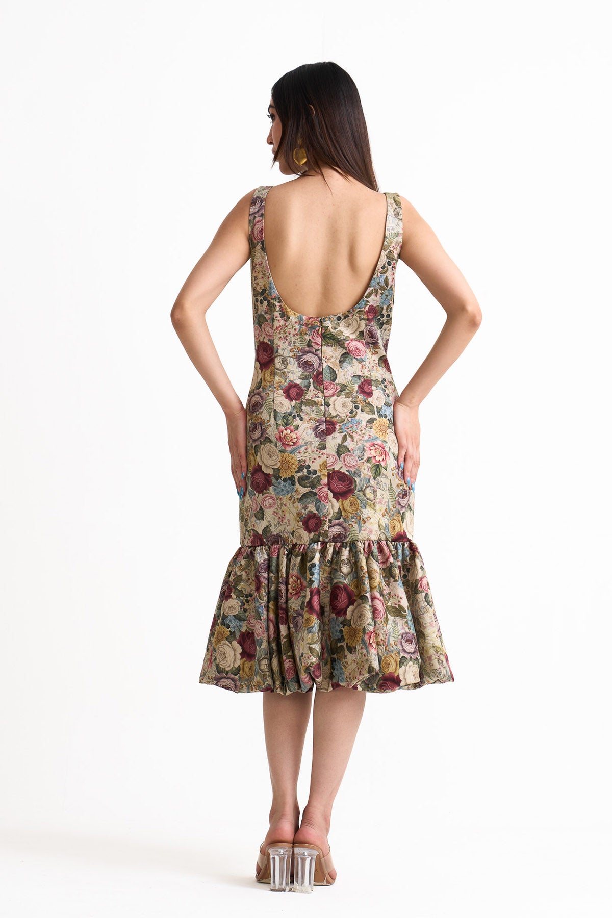 Vintage romance bodycon dress