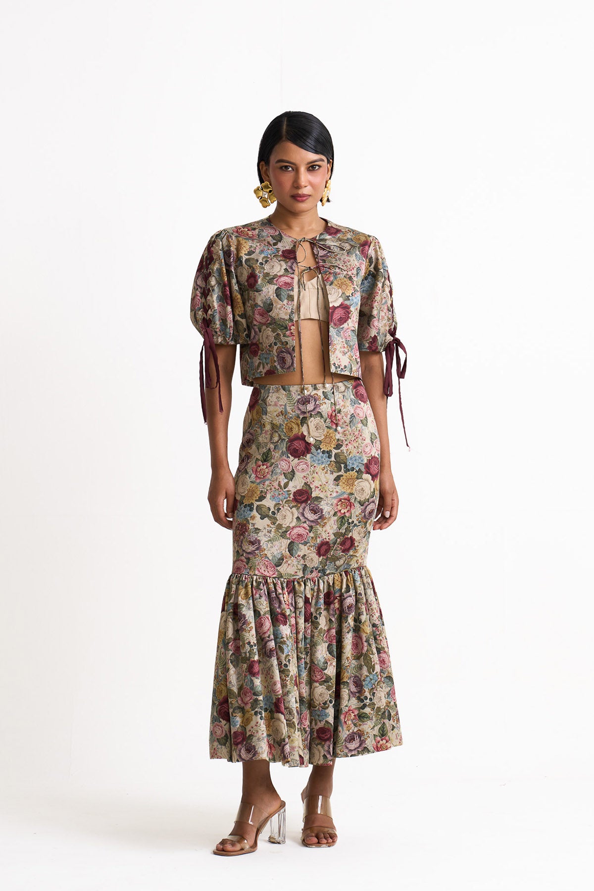 Vintage romance front open top