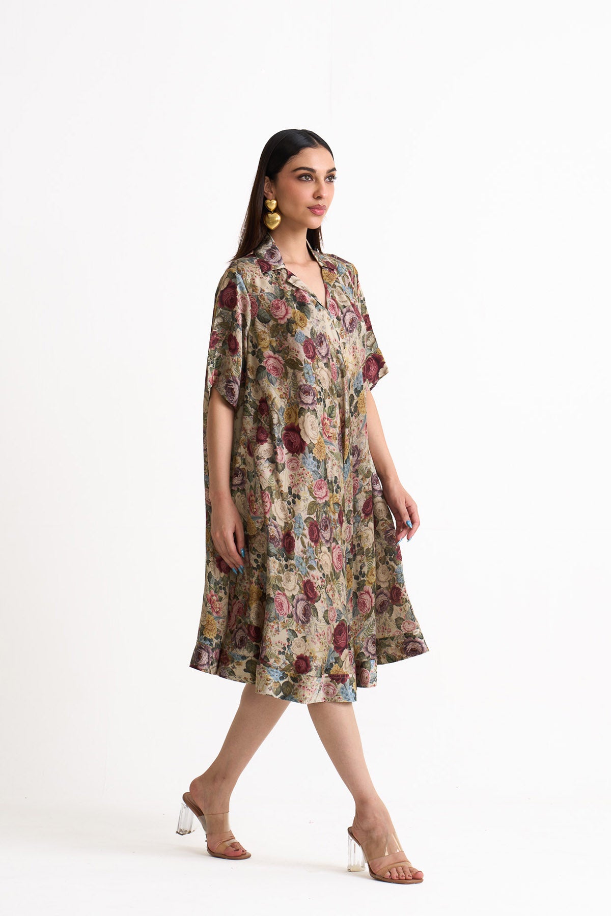 Vintage romance a-line patch pocket dress