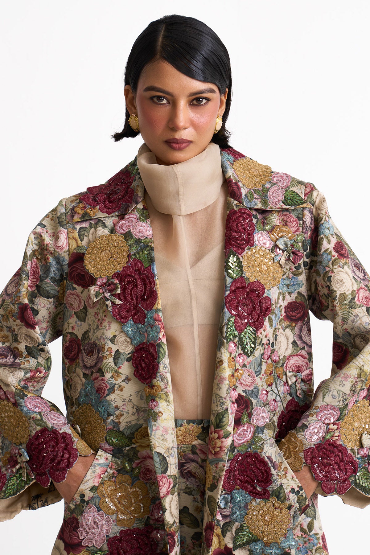 Vintage romance overcoat set