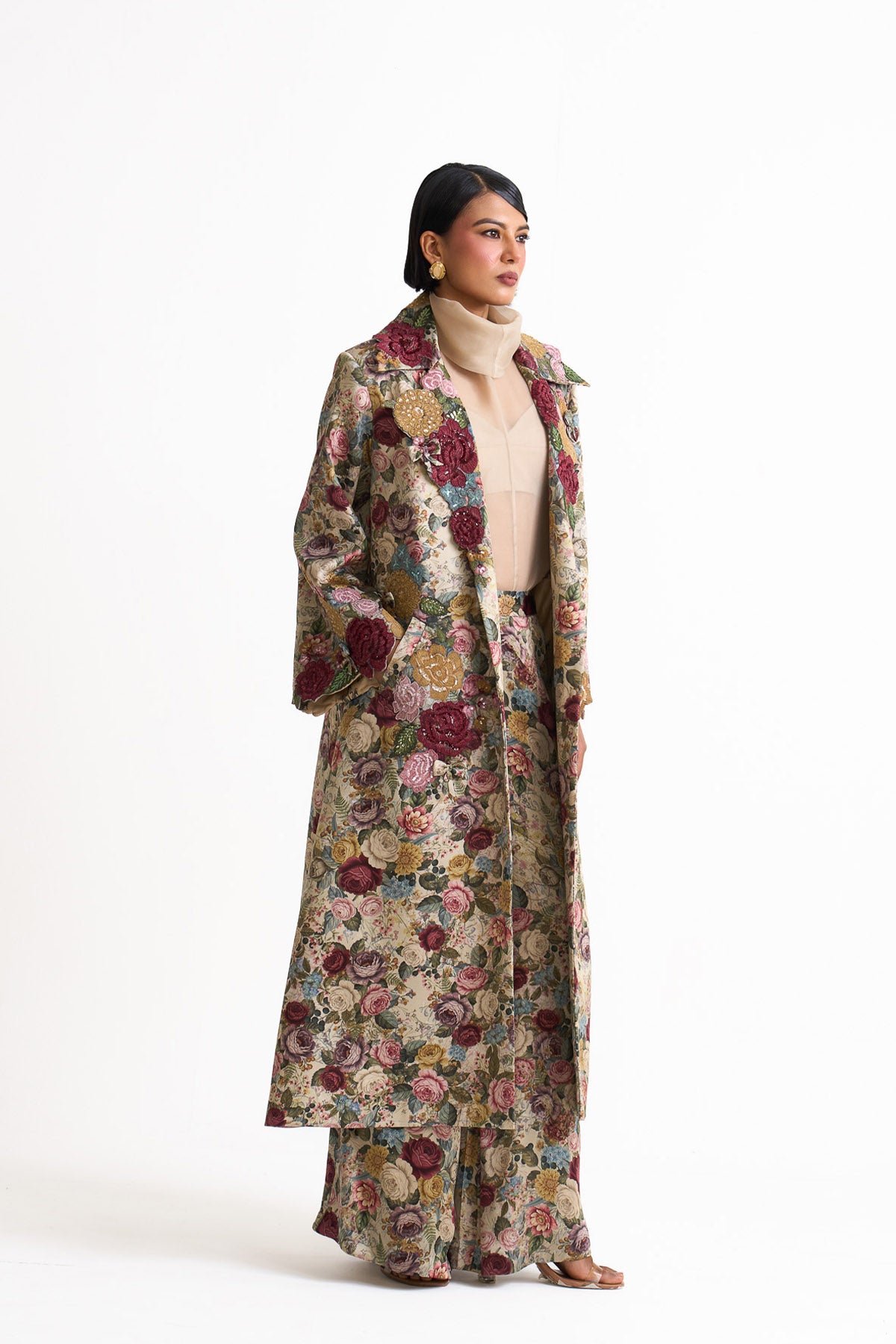Vintage romance overcoat set