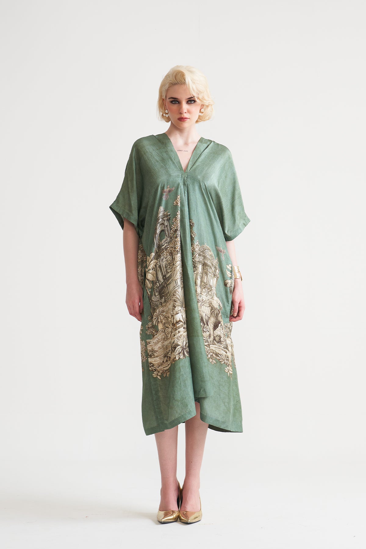 Drape kaftan
