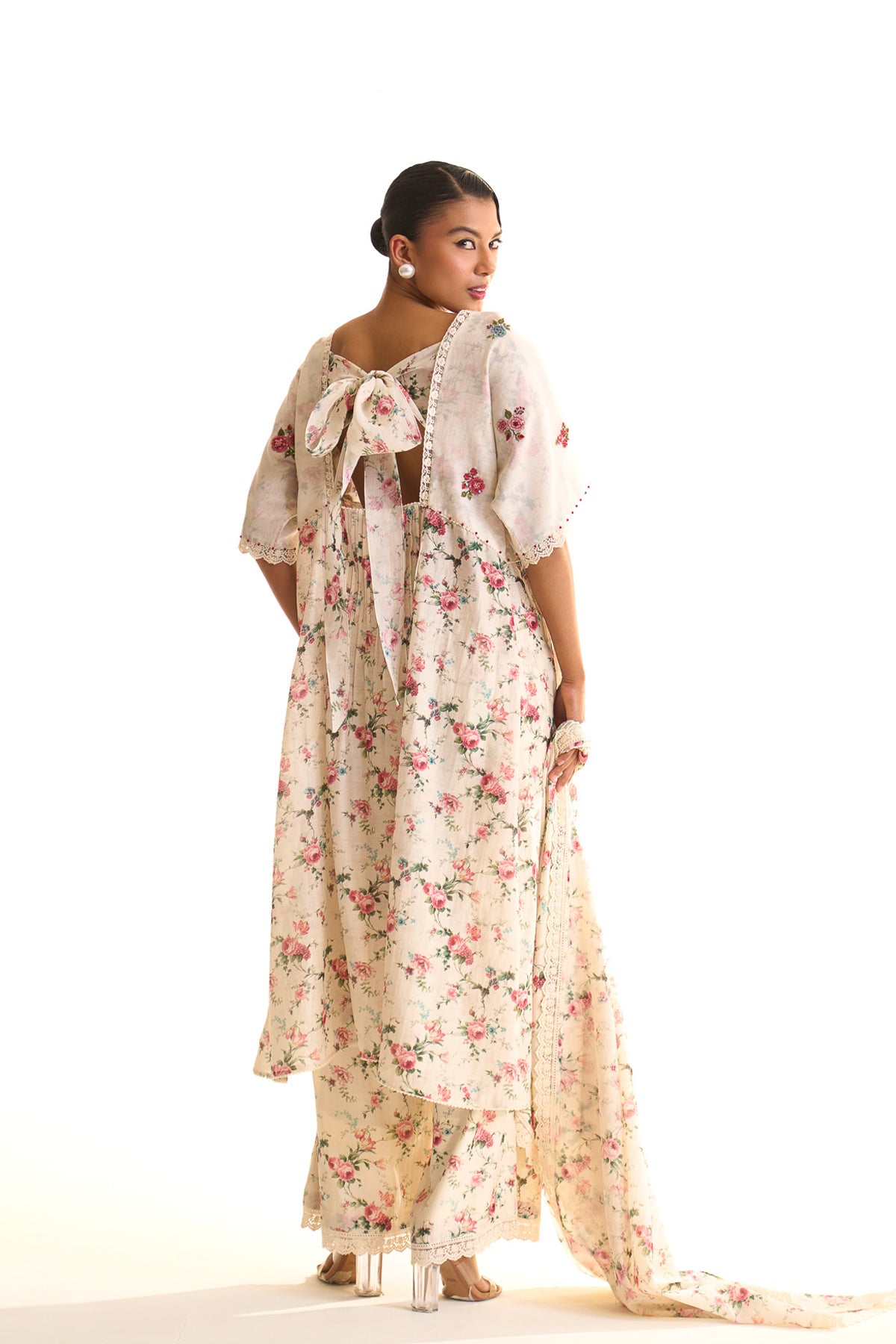 Chandni Pinktuck york kurta set