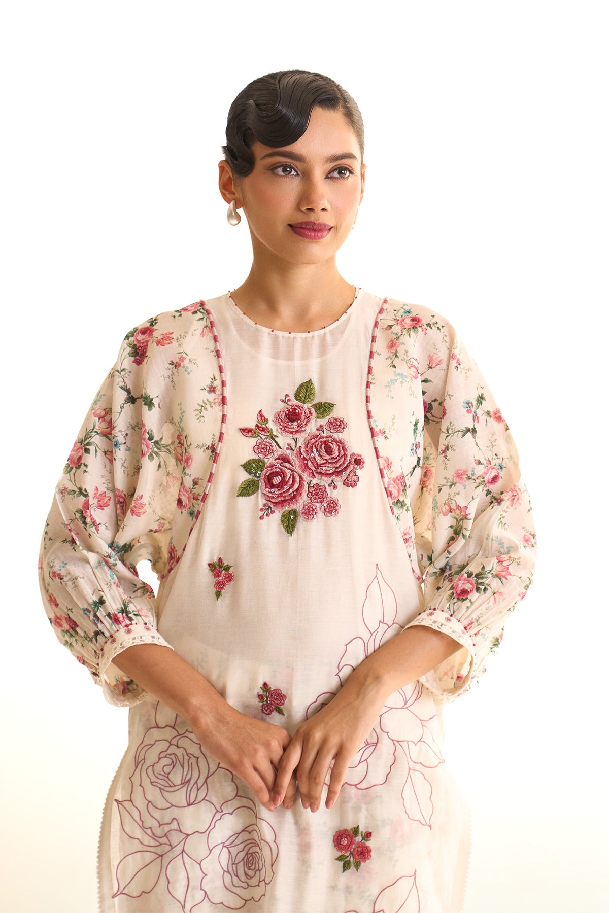 Chandni dori tunic with pants