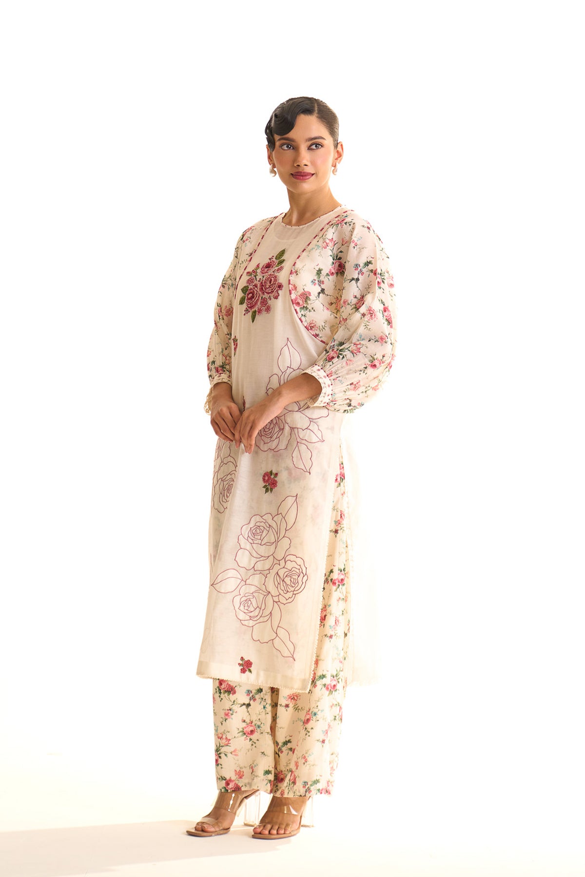 Chandni dori tunic with pants