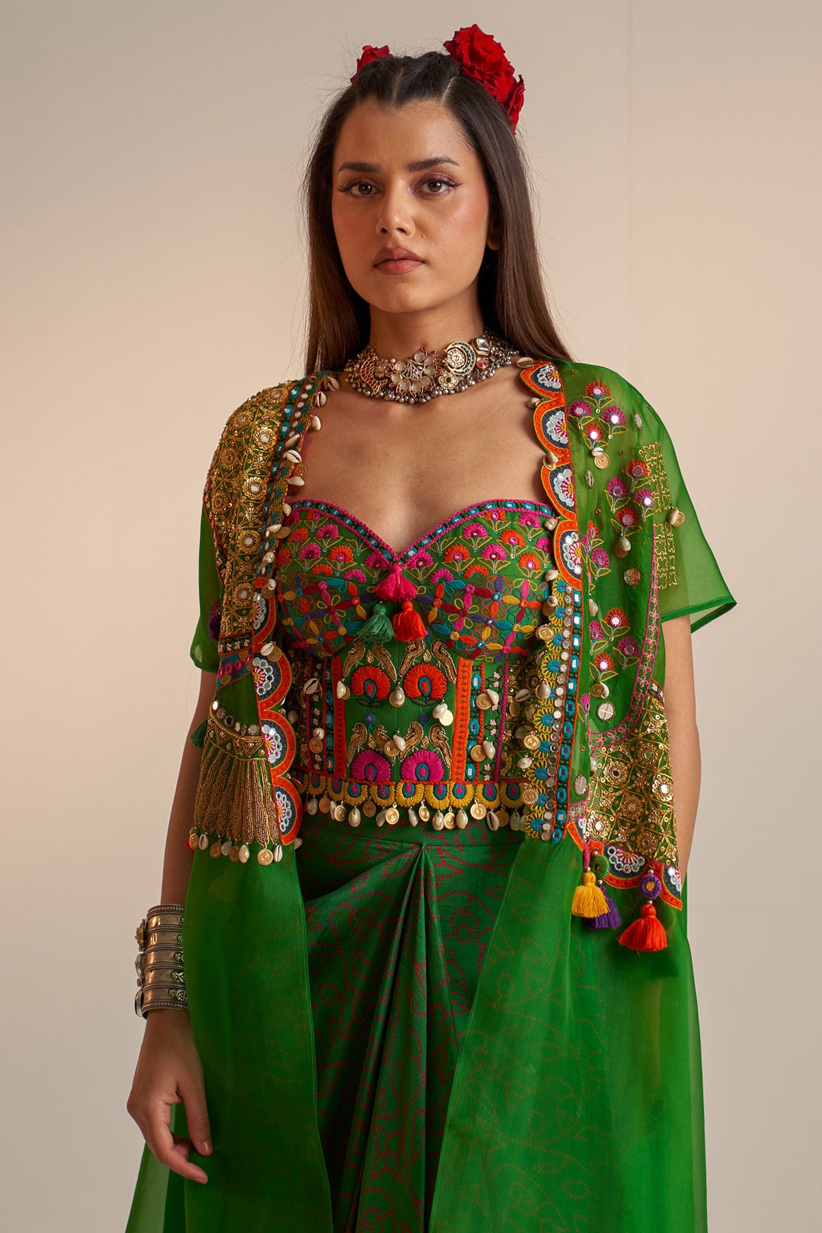 Corset and cape set