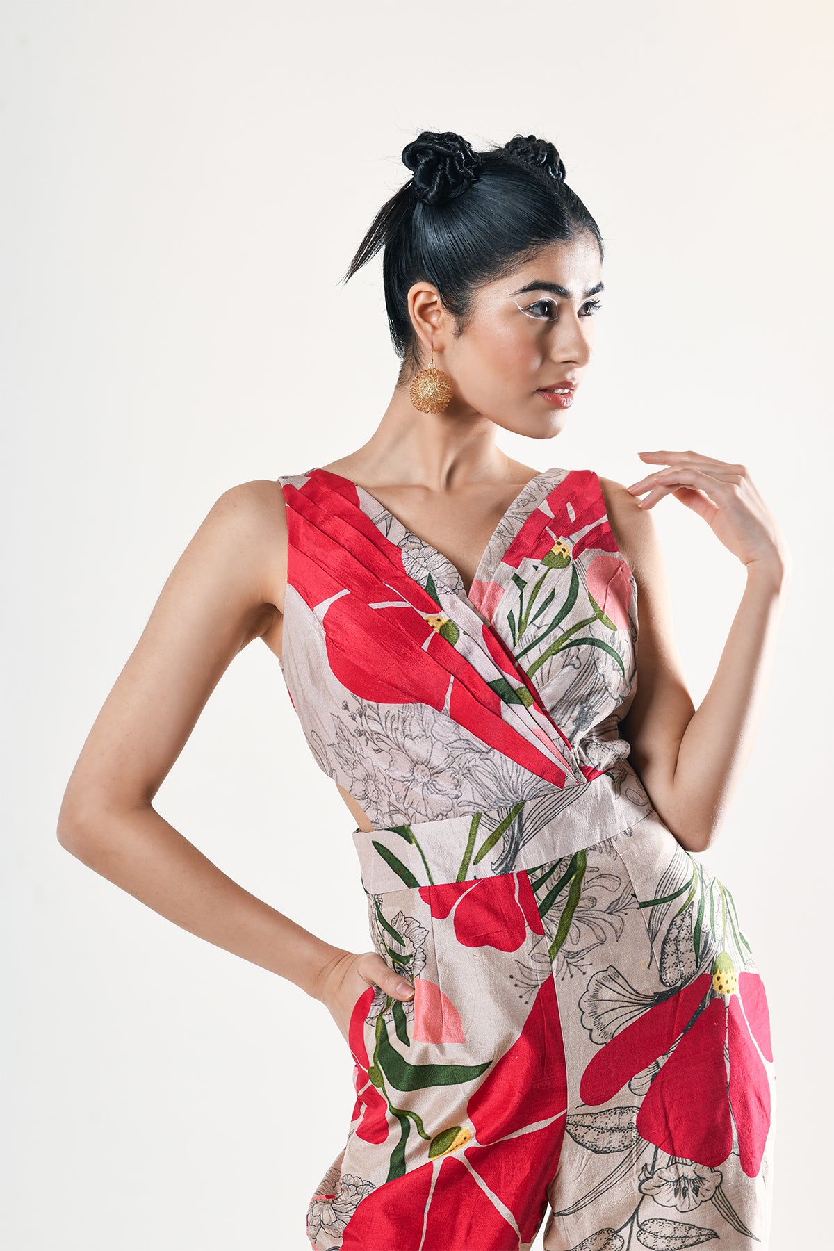 cut - out jumpsuit