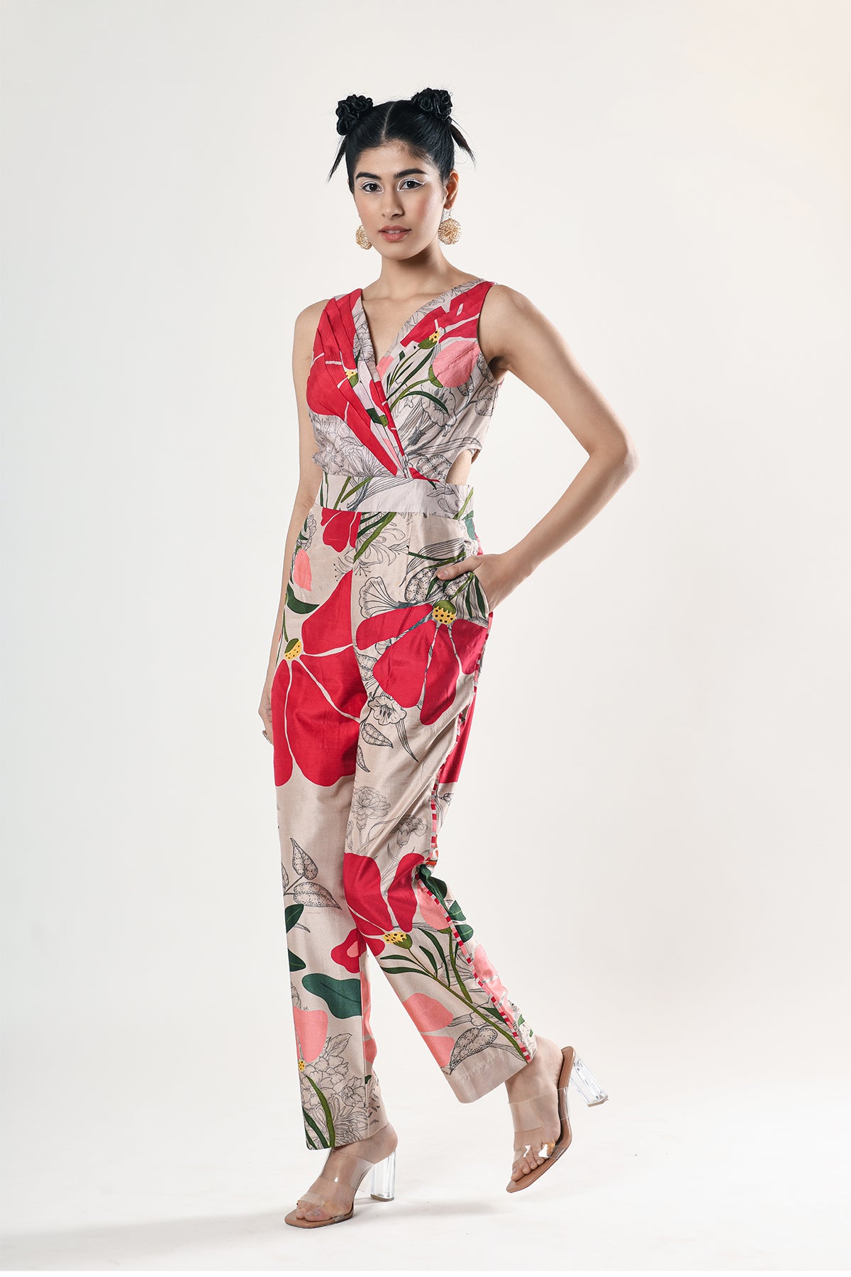 cut - out jumpsuit