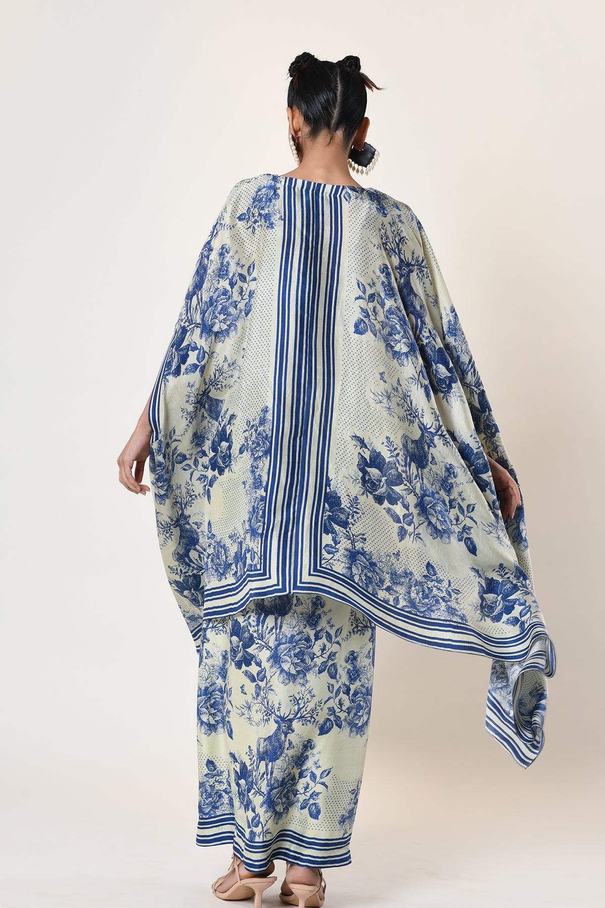 Co - ord set with draped skirt