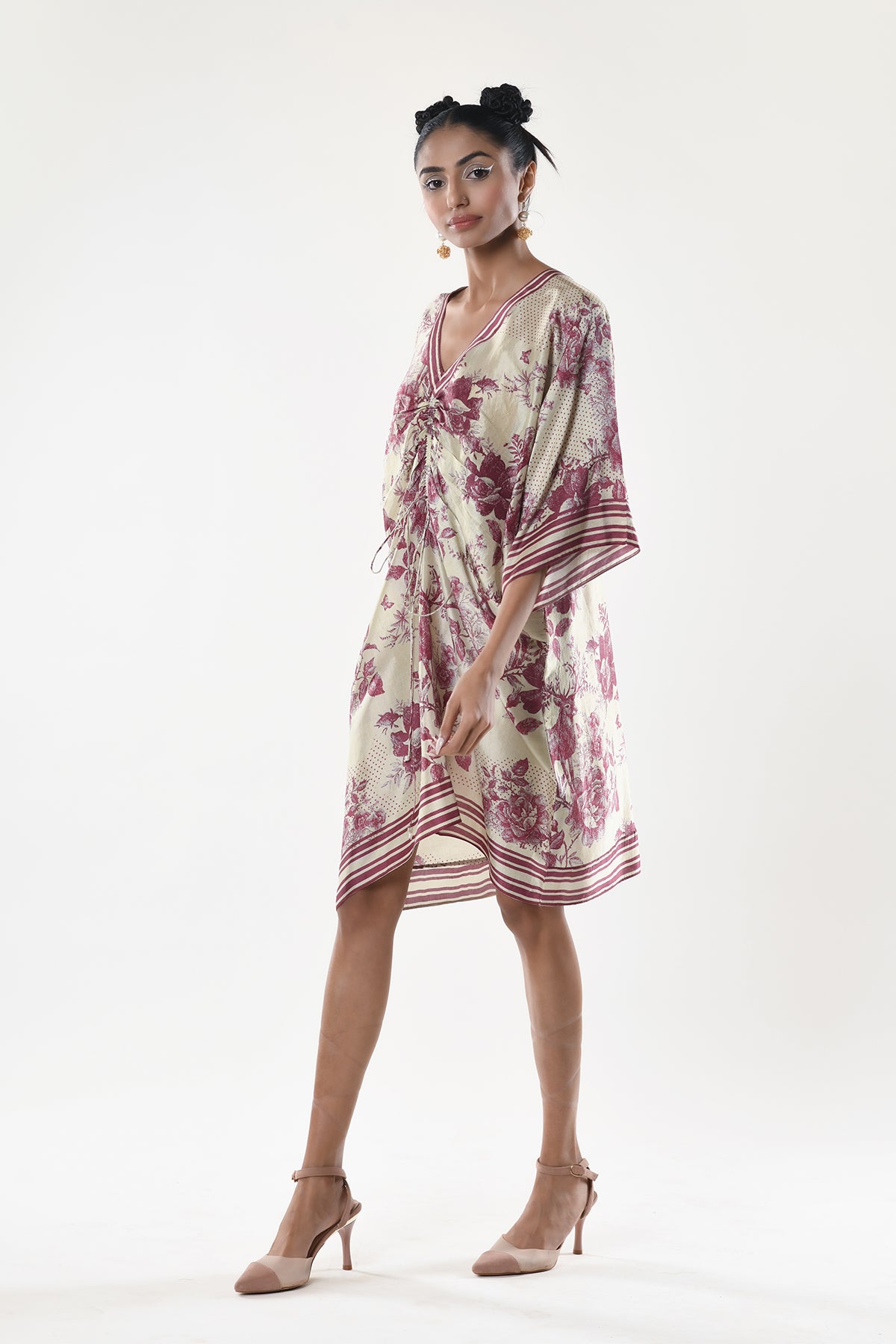 String kaftan dress