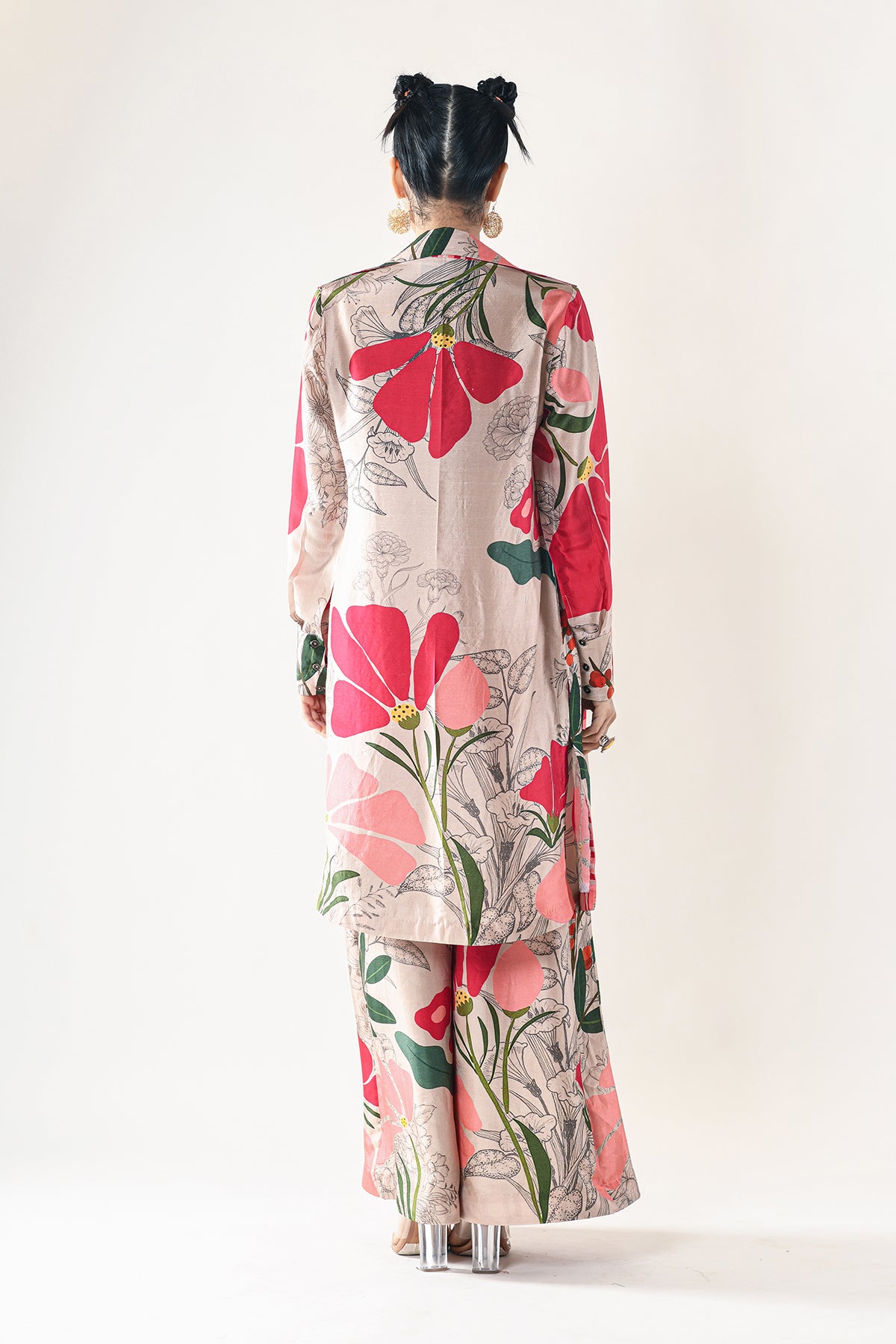 co ord set with pleated pants
