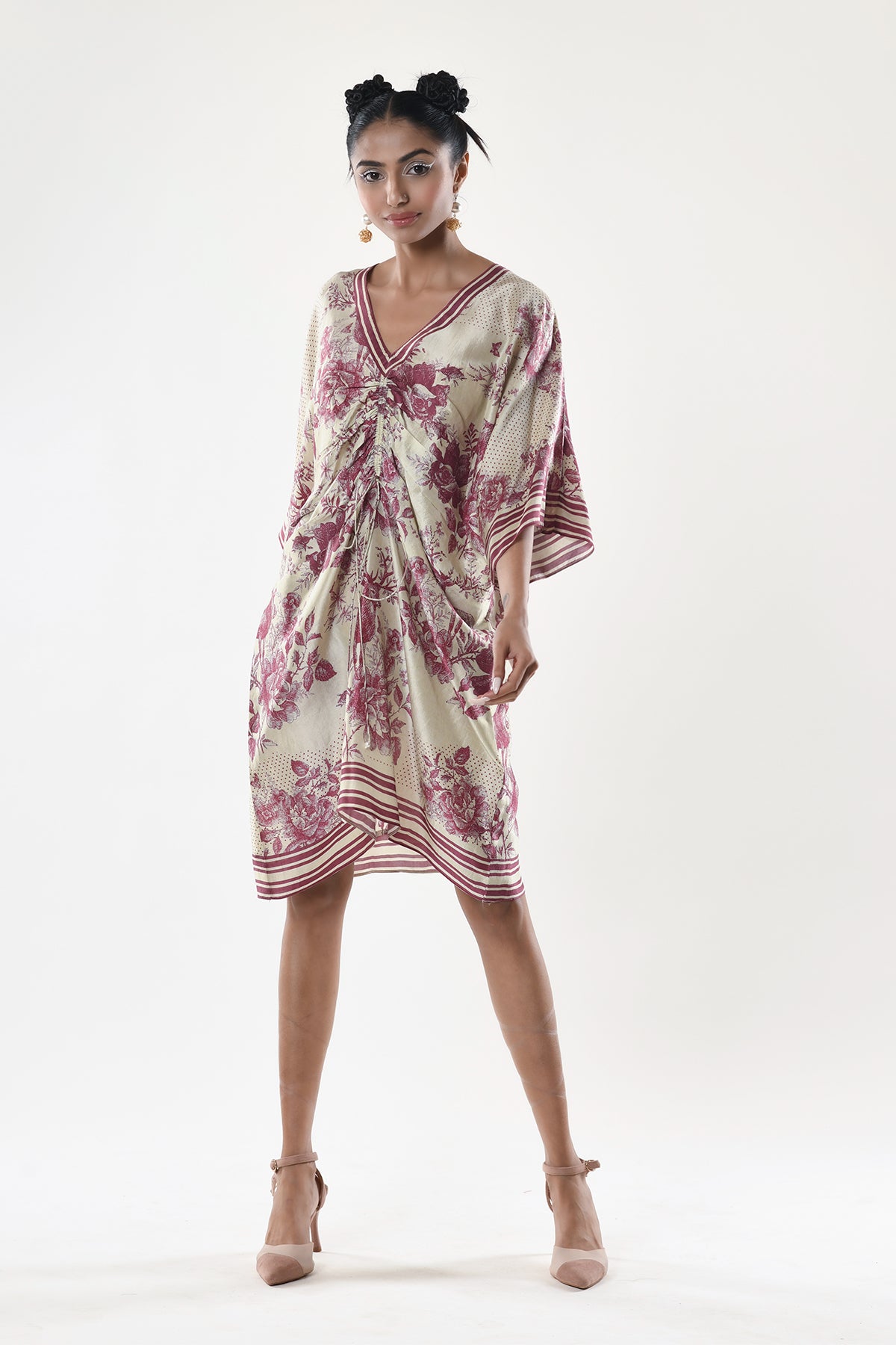 String kaftan dress